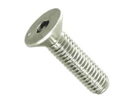 Tornillo rosca metal allen din 7991 acero inoxidable largo 60mm metrica m-8