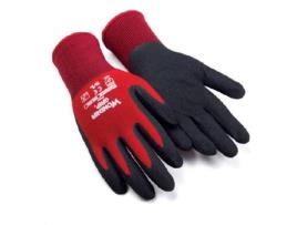 Guante nylon rojo palma nitrilo foam negro wg500 talla 7-10 t/guante talla s-7