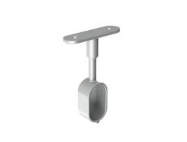 Soporte lateral tapado 30x15mm acabado níquel