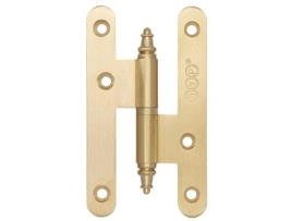 Pernio laton con remate satinado 307/100 izquierda