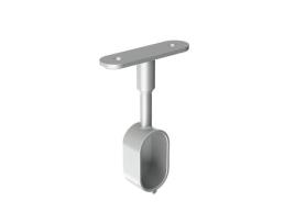 Soporte lateral tapado 30x15mm acabado gris