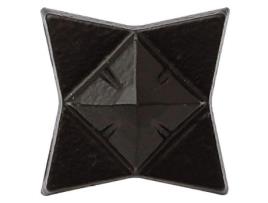 Clavo forja roseta 41x41 n.1003 negro