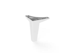 Pata de plástico modelo cali h110 acabado blanco mate
