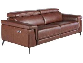 Sofá ANGEL CERDÁ S.L. 6117 (Preto - Madeira, Poliuretano - 215 x 103 x 99 cm)