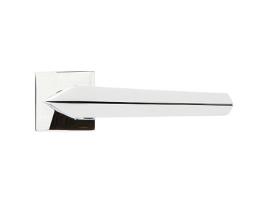 Roseta cuadradas laton three 50x50 cromo