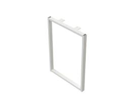 Pata metal usha h720 acabado blanco