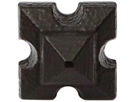 Clavo forja roseta 21x21 n 998 negro