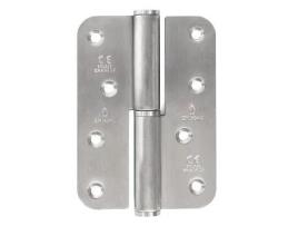 Pernio inox canto redondo 120-86-3 mano derecha