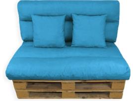 Almofada de Sofá ACOMODA TEXTIL Azul (Tecido - 120x80 cm)