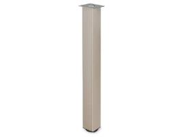 Jgo.4patas regulable para mesa rigo 60x60-710 niquel satinado