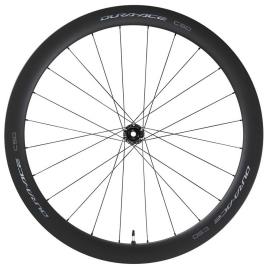 Shimano Dura Ace R9270 C50 Cl Disc Carbon Tubular Road Front Wheel Preto 12 x 100 mm