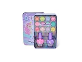 Martinelia Little Unicorn Makeup Tin Box 12 Sombras de Ojos + 2 Lacas