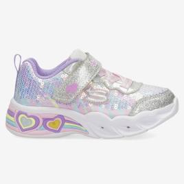 Skechers Sweetheart - Cinza - Sapatilhas Velcro Menina tamanho 23