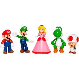 Super Mario Pack 5 Figuras 6cm