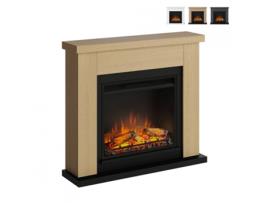Lareira elétrica Powerflame 1500W com moldura Frode Tagu