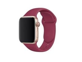 Pulseira bracelete silicone liquido Apple Watch Series 8 45mm Vinho