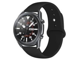 Pulseira bracelete silicone liquido Amazfit GTR 47mm Preto