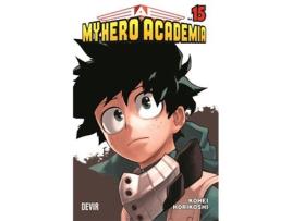 Livro My Hero AcademiaVolume 15 - Luta contra o destino de Kohei Horikoshi (Português)