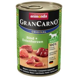 Animonda Gran Carno Original Beef Duck Adult 400g Wet Dog Food Transparente