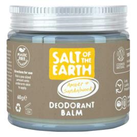 Salt Of The Earth Ambar Y Sandalo 60g Deodorant Balm