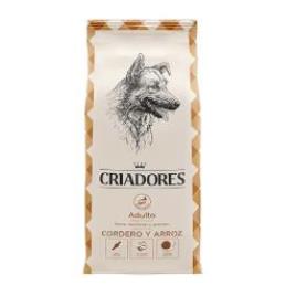Criadores ração com cordeiro e arroz para cães
