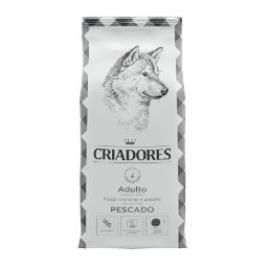 Criadores ração cães adultos com peixe