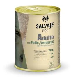 Salvaje Base Adulto Frango e Legumes lata para cães