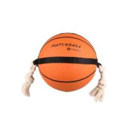 Flamingo Matchball Bola de Basquetebol com Corda para cães