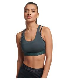 Superdry Train Branded Elastic Sports Bra  XS Mulher
