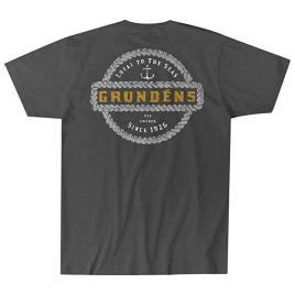 Grundens Rope Knot Short Sleeve T-shirt Cinzento L Homem