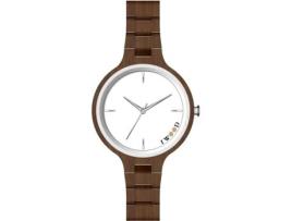 Relógio IWOOD Mulher (Madeira - Castanho)