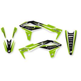 Blackbird Racing Kawasaki Kxf 250 17-19 Kit Graphics With Seat Cover Prateado