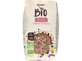 Cereais Auchan Bio Muesli Quinoa Chocolate 500 G