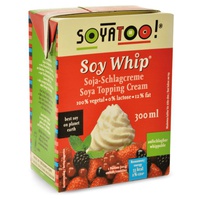 Soyatoo Soya Topping Cream 300ml - Syrups e Toppings