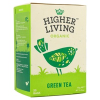 Higher Living Organic Chá verde 20X 40g - Chás