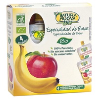 Natura Nuova bio 100% Fruit Smoothie 4X 100g - Bebidas, sumos e concentrados