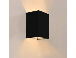 Candeeiro de Parede LUX.PRO Preto (60 W - E27)