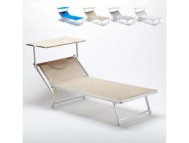 Espreguiçadeira em alumínio profissional Grande Italia XL