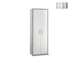 Armário multiuso 2 portas 5 compartimentos design moderno Alès