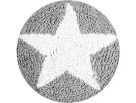 Almofada Infantil HAPPY DECOR KIDS Round Star (Cinzento - Algodão, Poliestireno - 30x30 cm)