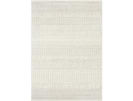 Tapete - Sala e Quarto - Geométrico Escandinavo - BIANCA - 200x274cm - Cinza claro e branco