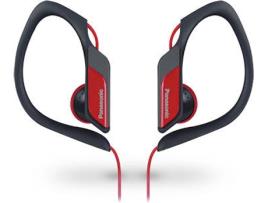Auriculares PANASONIC RP-HS34E (In Ear - Vermelho)