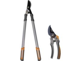 Conjunto de 2 Tesouras de Poda BRICOFERR Bypass