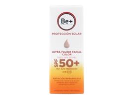 Protetor Solar BE+ SkinProtect Fotoprotetor Ultra Fluido Facial Color SPF50+ (50 ml)