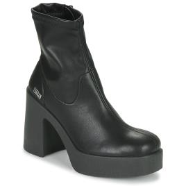 Yurban  Botins BERGAMO  Preto Disponível em tamanho para senhora. 36,37,38,39,40,41.Mulher > Sapatos > Botins