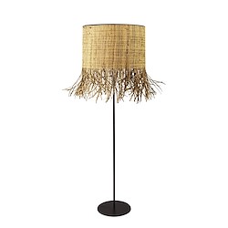 Candeeiro de pé KENIA DIÂMETRO 45CM TEXTIL NATURAL