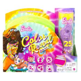 Barbie Reveal Color Set Of Gift Neon Tie-dye Assorted Colors Doll