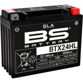 Bs Battery Btx24hl Sla 12v 350 A Battery Prateado