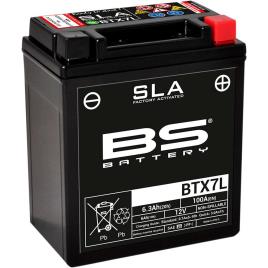 Bs Battery Btx7l Sla 12v 100 A Battery Prateado