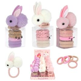Princess Mimi Conjunto de Gravatas de Cabelo